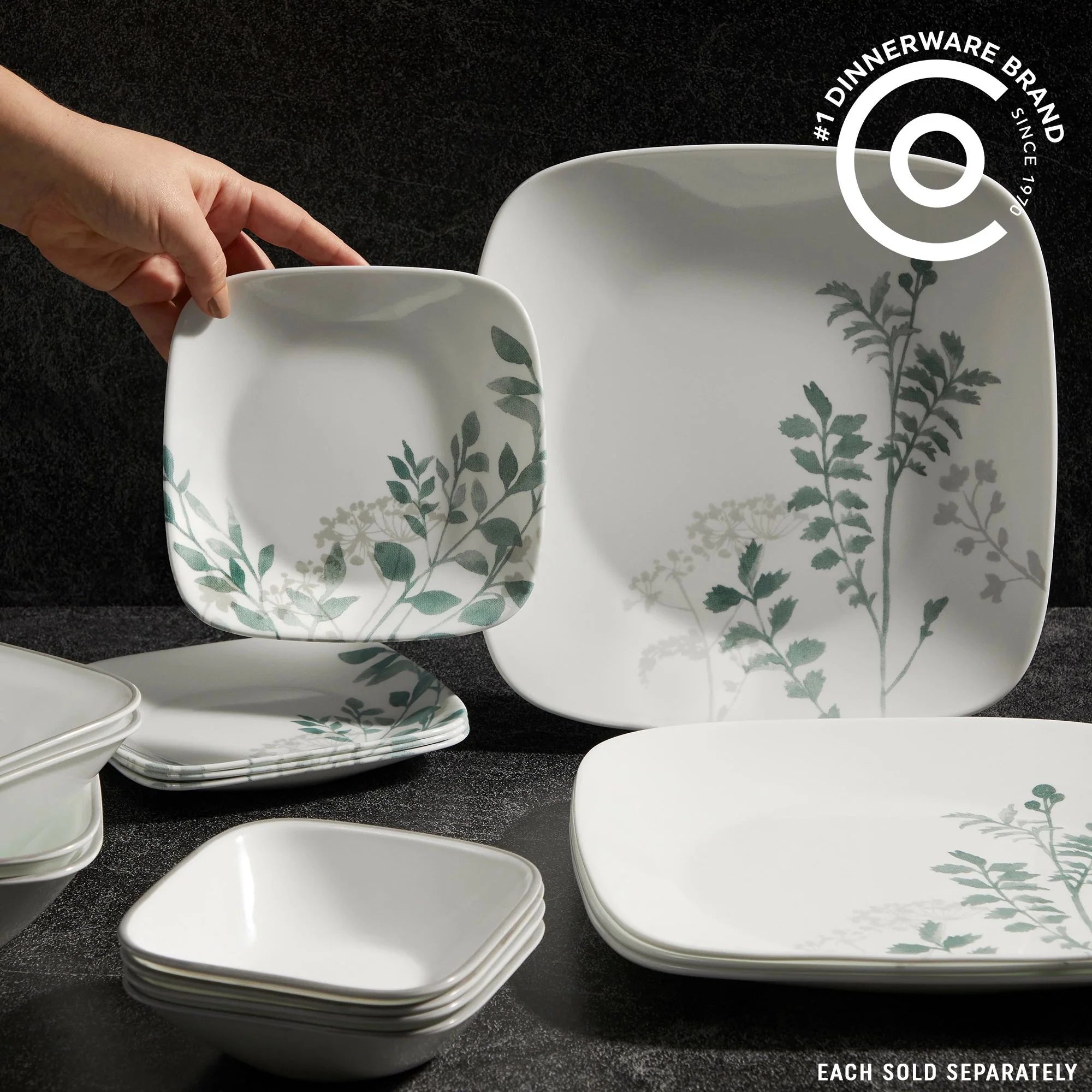 Corelle® Square Amalie 6.5 Appetizer Plate image 1