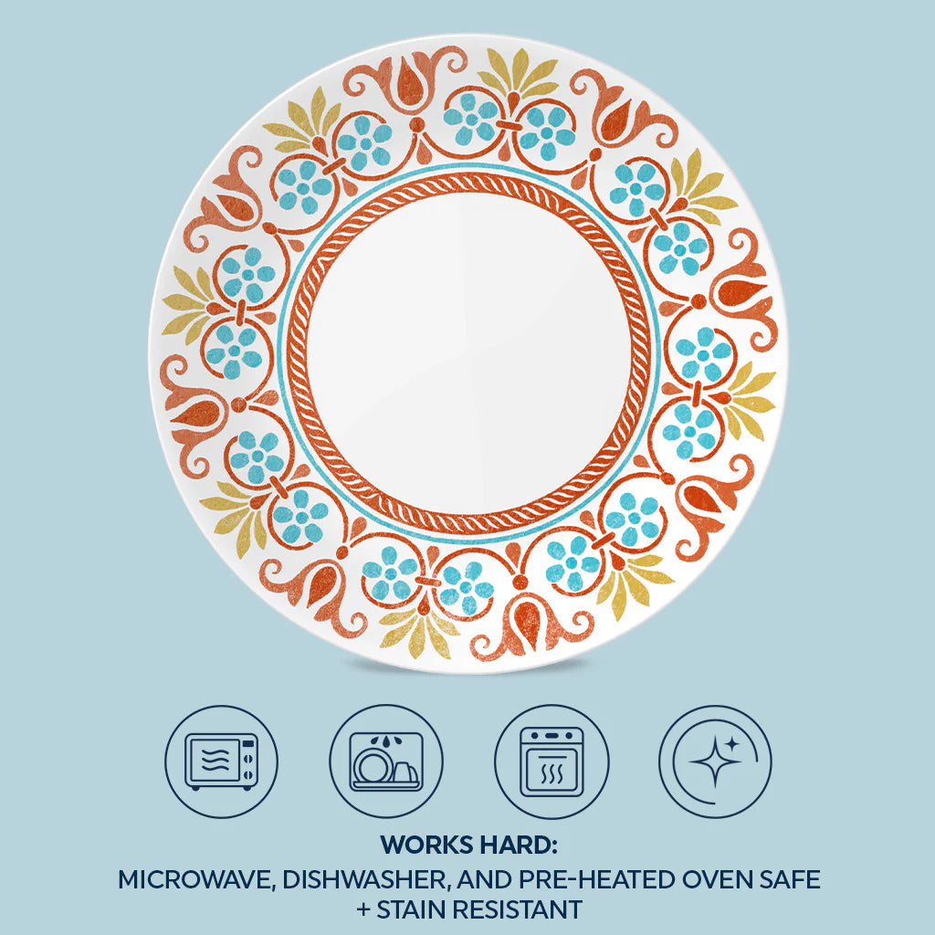 Corelle® Global Collection Terracotta Dreams 10.25” Dinner Plates, 4-pack image 6