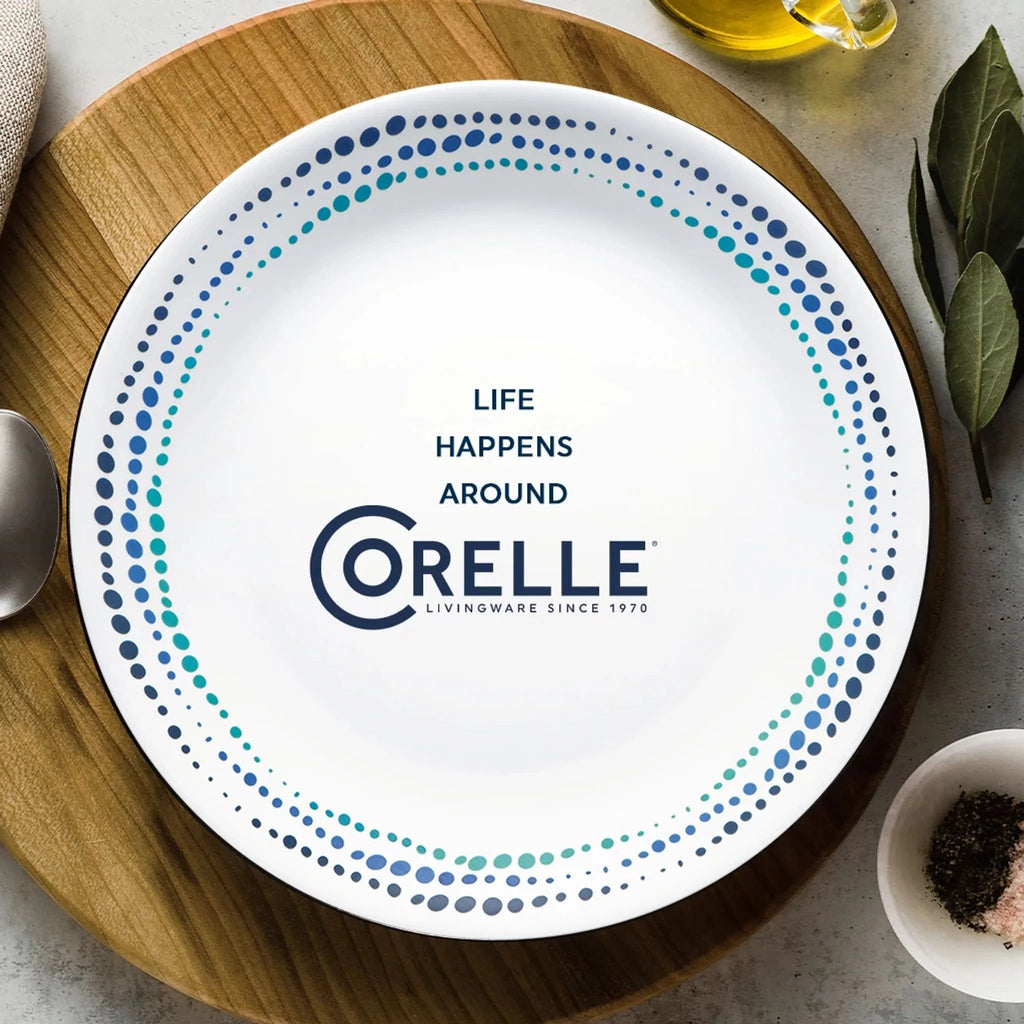 Corelle® Ocean Blues 16-piece Mugless Dinnerware Set, Service of 4 image 6