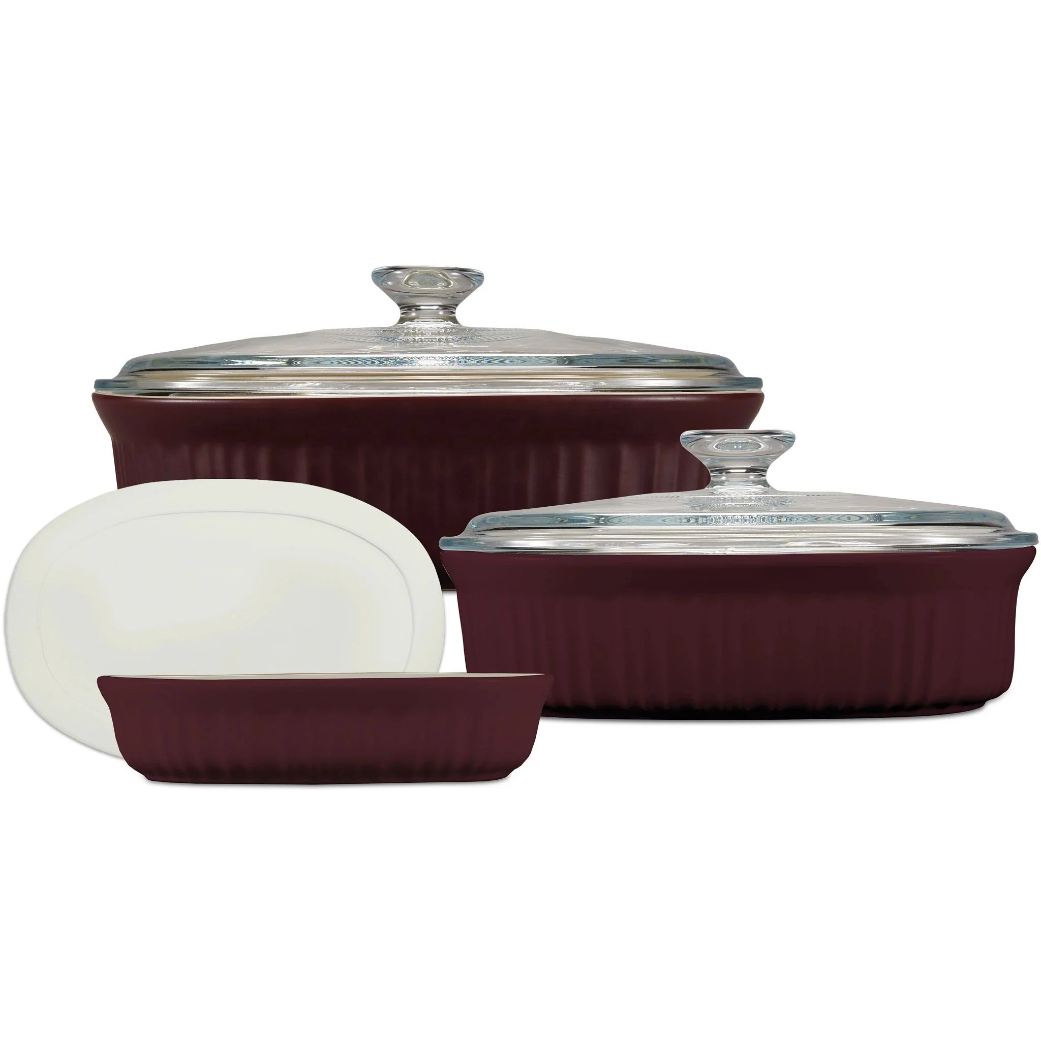 CorningWare® French Colors 6-piece Bakeware Set, Cabernet image 0