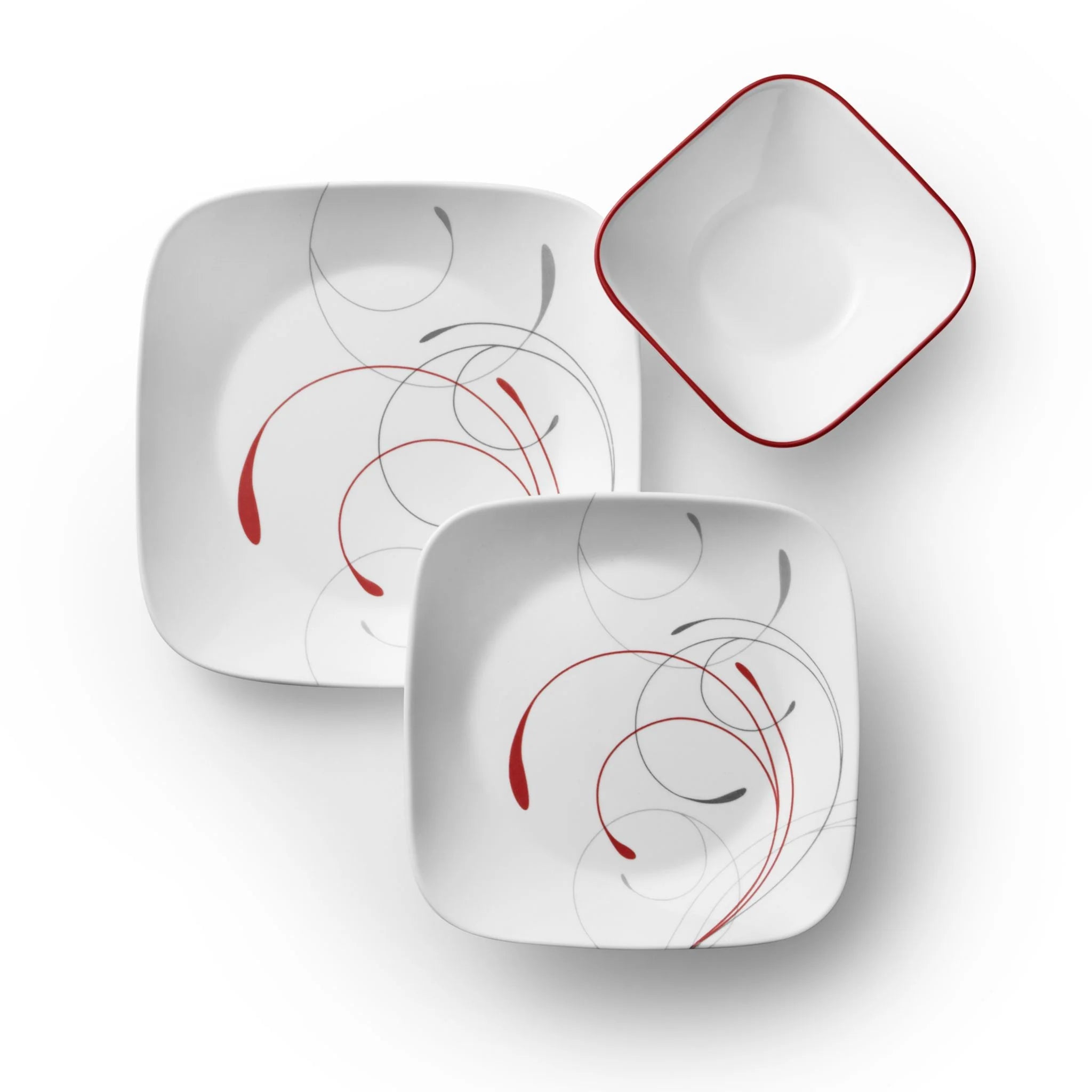 Corelle® Square Splendor 12-piece Dinnerware Set, Service for 4 image 4