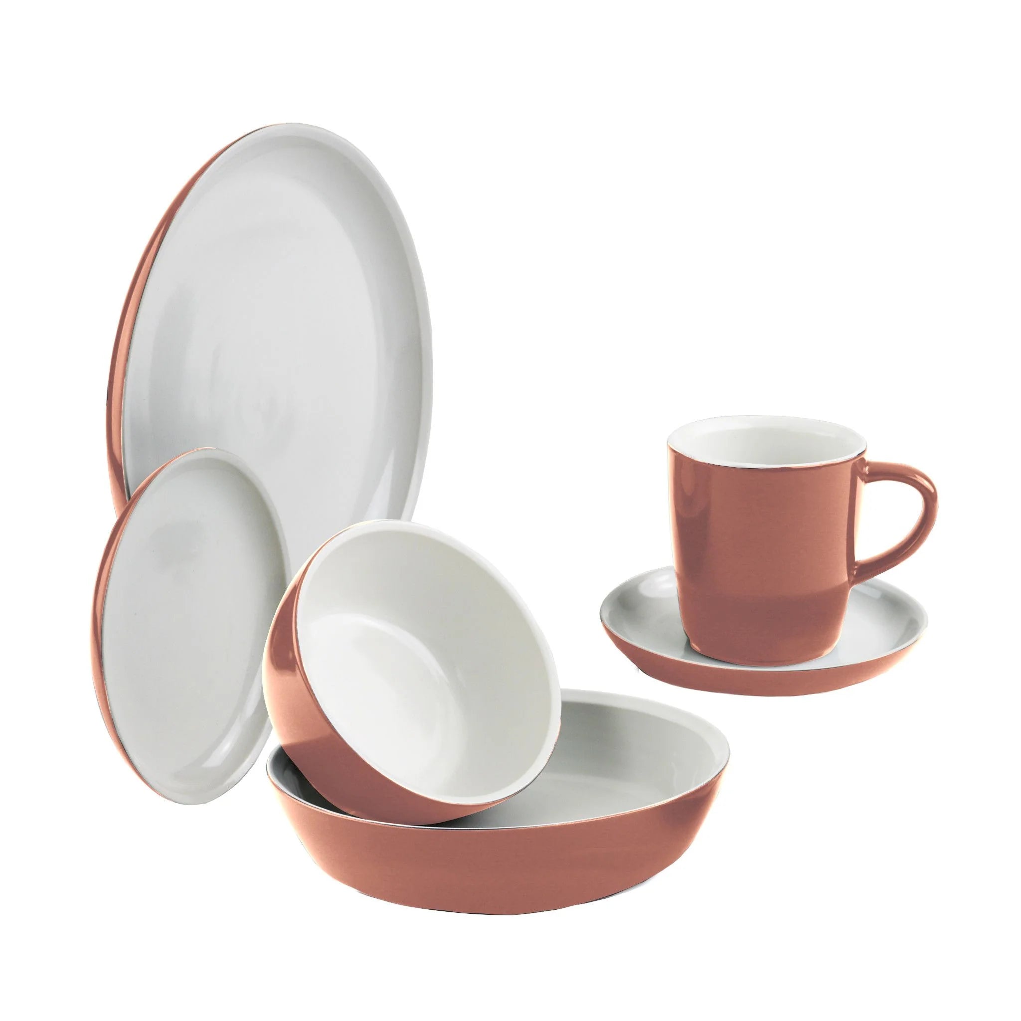 CorningWare® 6-piece Red Clay Dinnerware Set , Service for 1 image 0
