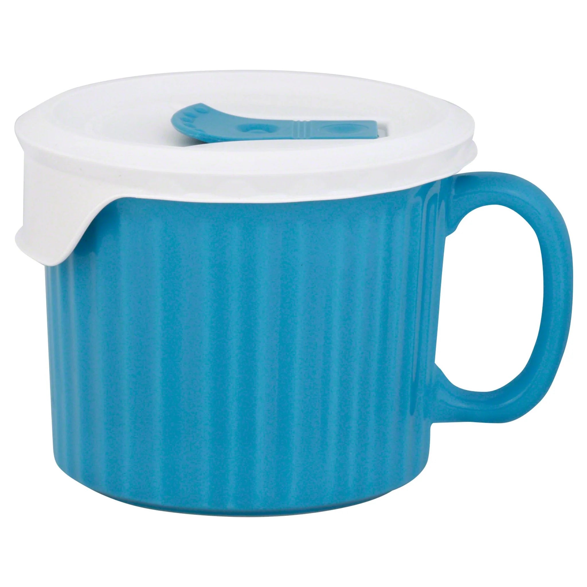 CorningWare® 20-ounce Light Blue Meal Mug™ with Vented Lid image 1