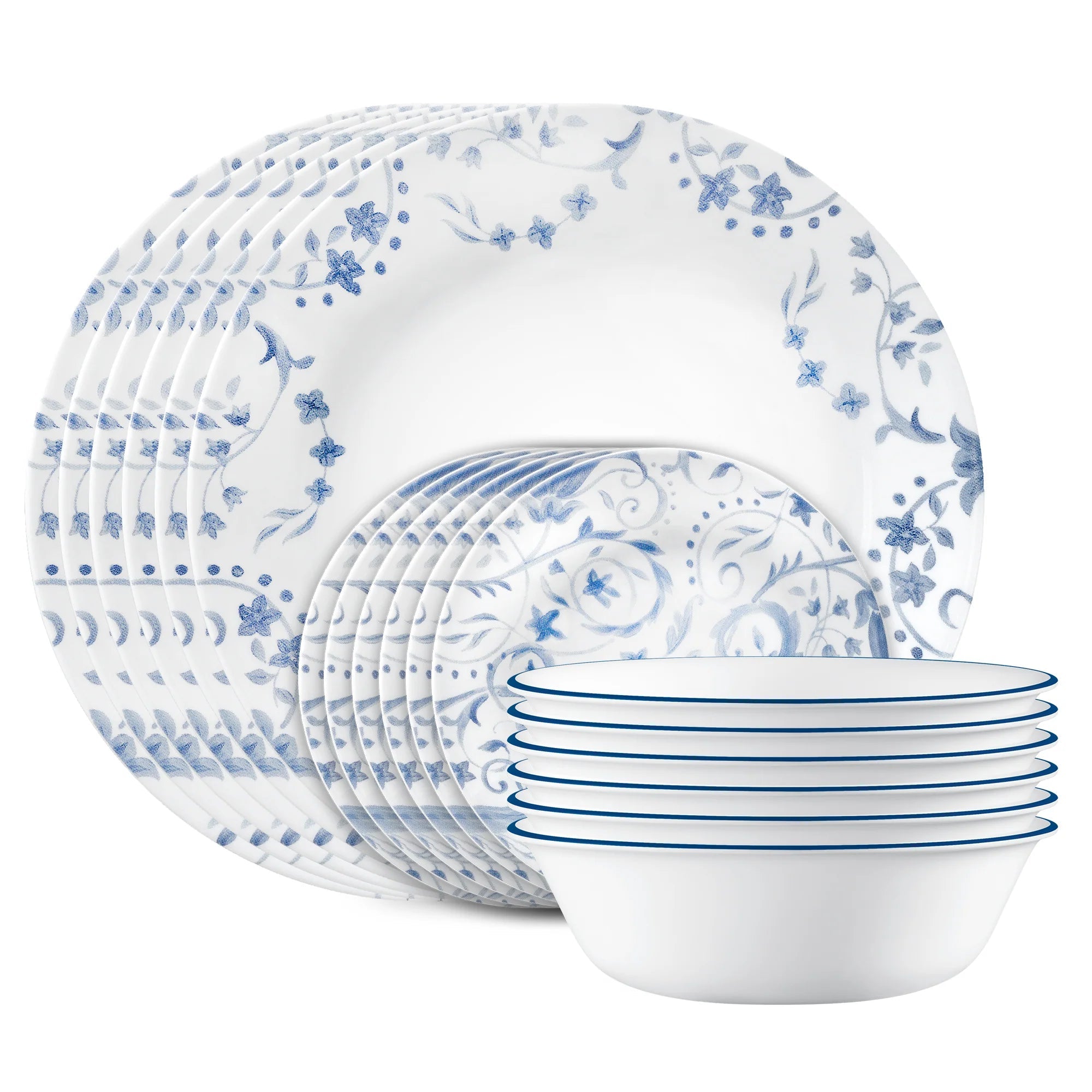 Corelle® Darlington 18-piece Dinnerware Set, Service for 6 image 0