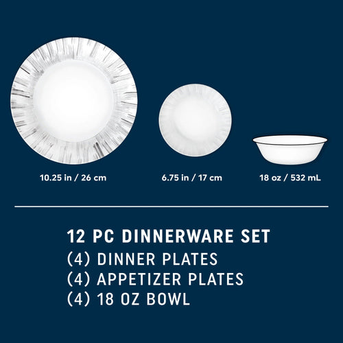 Corelle® Arica 12-piece Dinnerware Set, Service for 4 image 1