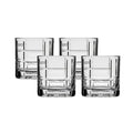 Ocean Glass Traze FTR Rocks Glasses (4-Pieces), 12-ounce, Dishwasher Safe image 0