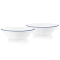 Corelle® Brilliant Blue Banded 2-quart Serving Bowls, 2-pack image 0