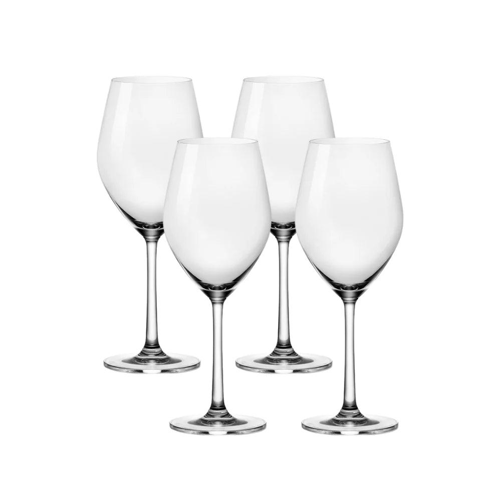 Ocean Glass Sondria White Wine Glasses (4-pieces), 14-ounce, Dishwasher Safe image 0