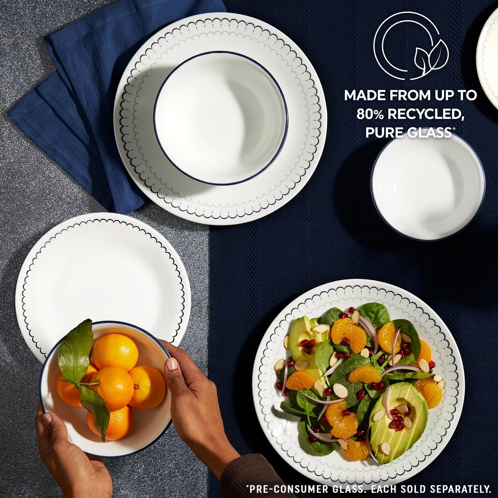 Corelle® Caspian Lace 8.5 Salad Plate image 5