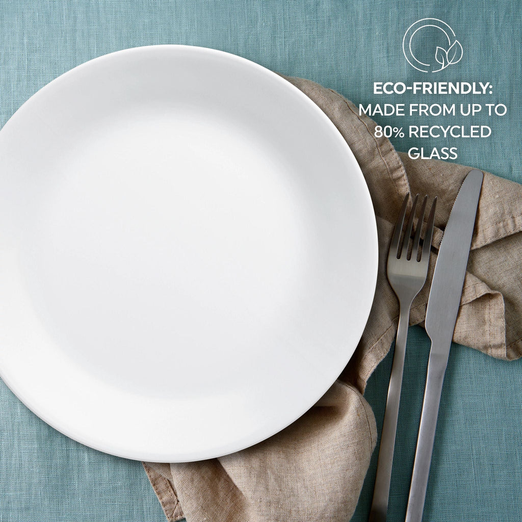 Corelle® Winter Frost White 16-piece Mugless Dinnerware Set, Service for 4 image 2