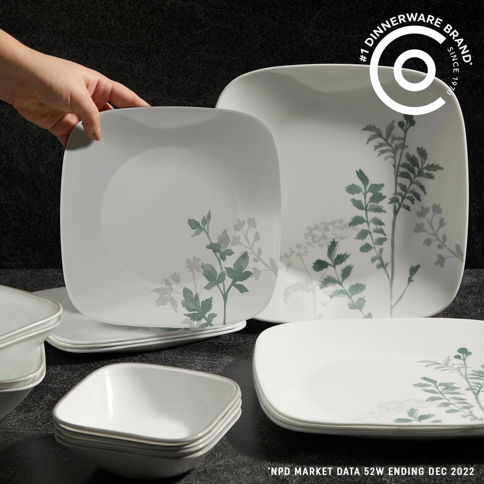 Corelle® Amalie 16-piece Dinnerware Set, Service for 4 image 2