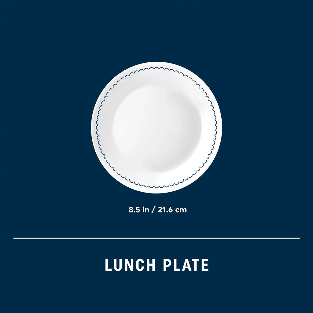 Corelle® Caspian Lace 8.5 Lunch Plate, 6 pack image 2