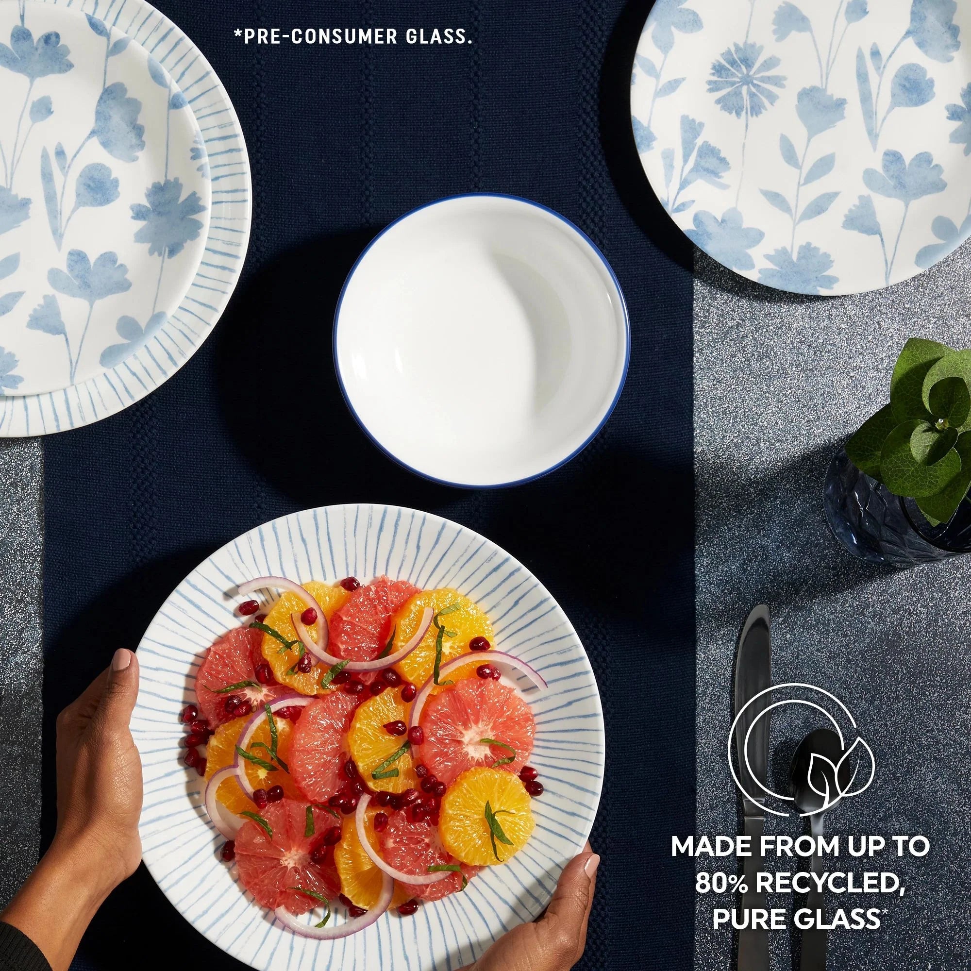 Corelle® Botanical Stripes 12-piece Dinnerware Set, Service for 4 image 5