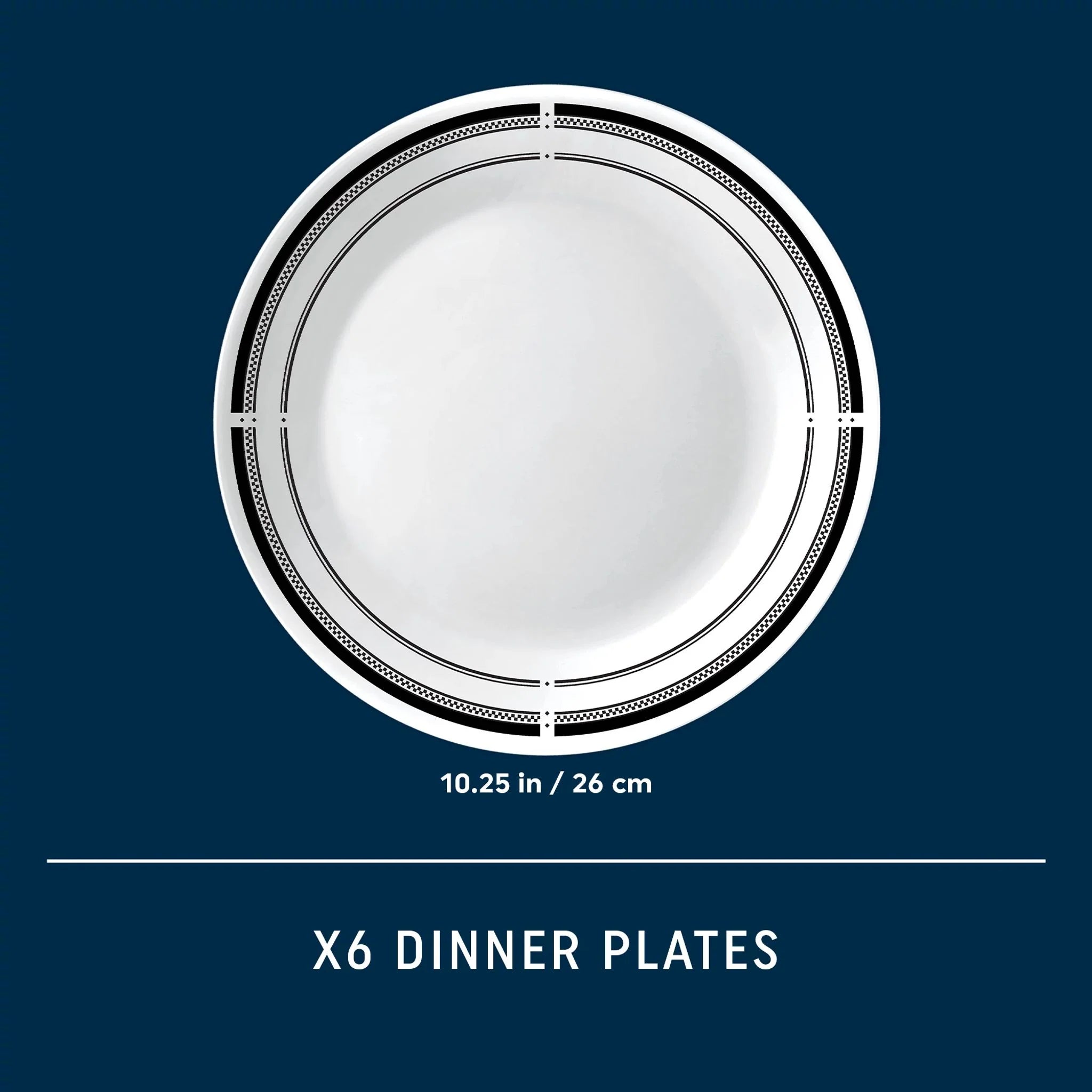 Corelle® Brasserie 10.25 Dinner Plates, 6-pack image 5
