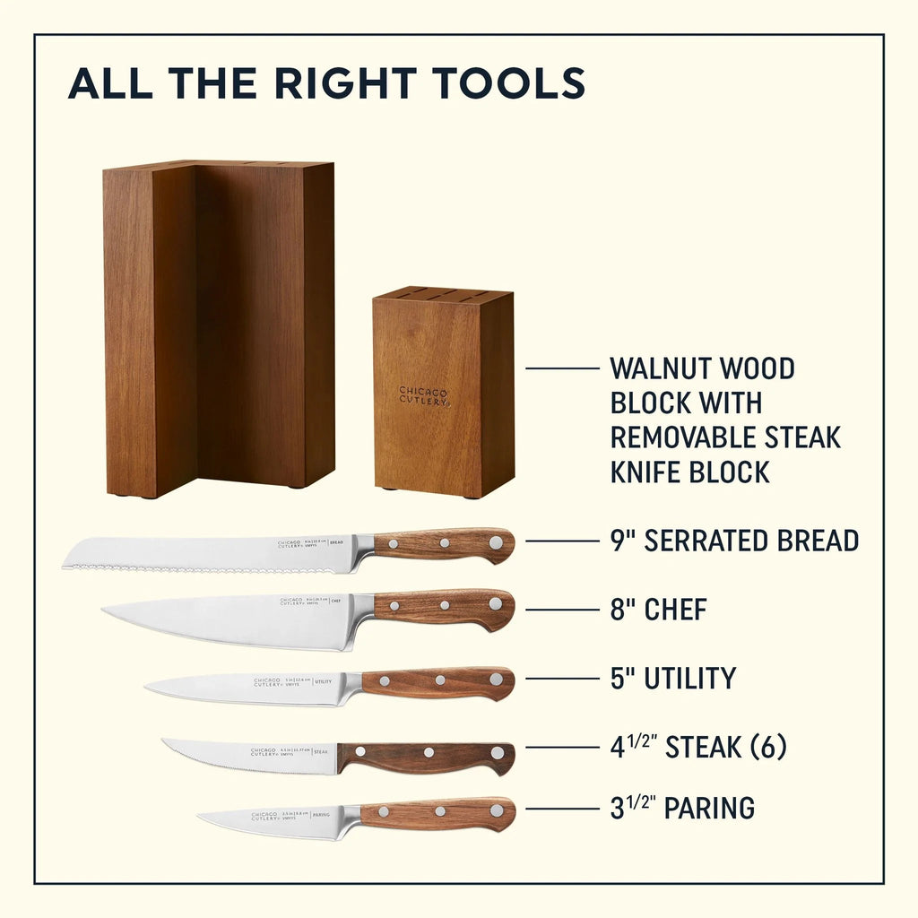 Chicago Cutlery® Racine 12-piece Block Set image 1