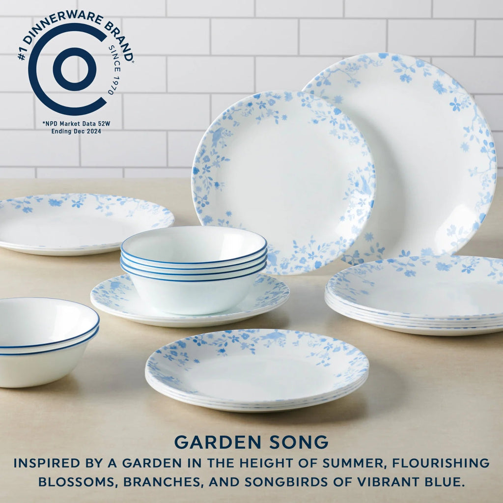 Corelle® Garden Song 12-piece Dinnerware Set, Service for 4 image 6