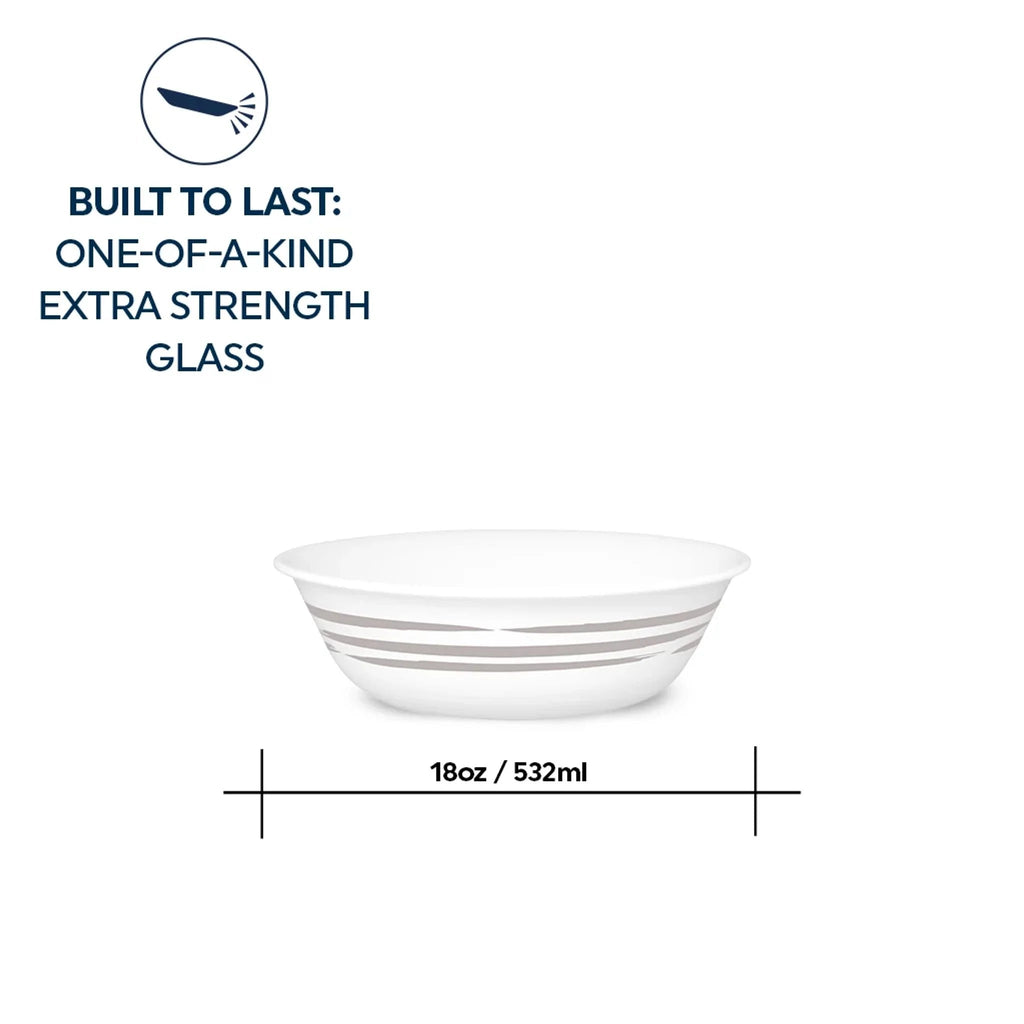 Corelle® Brushed Silver 18-ounce Cereal Bowl image 5