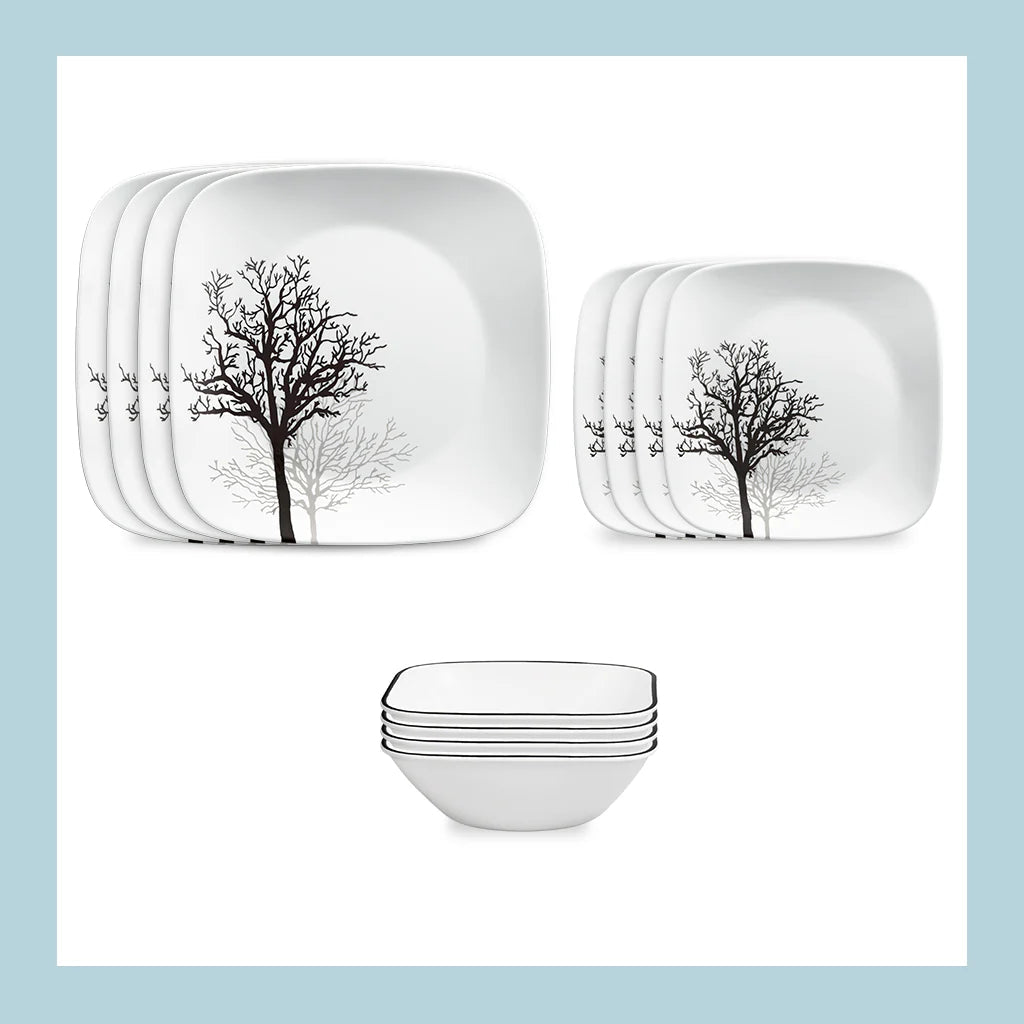 Corelle® Timber Shadows 18-piece Dinnerware Set, Service for 6 image 3