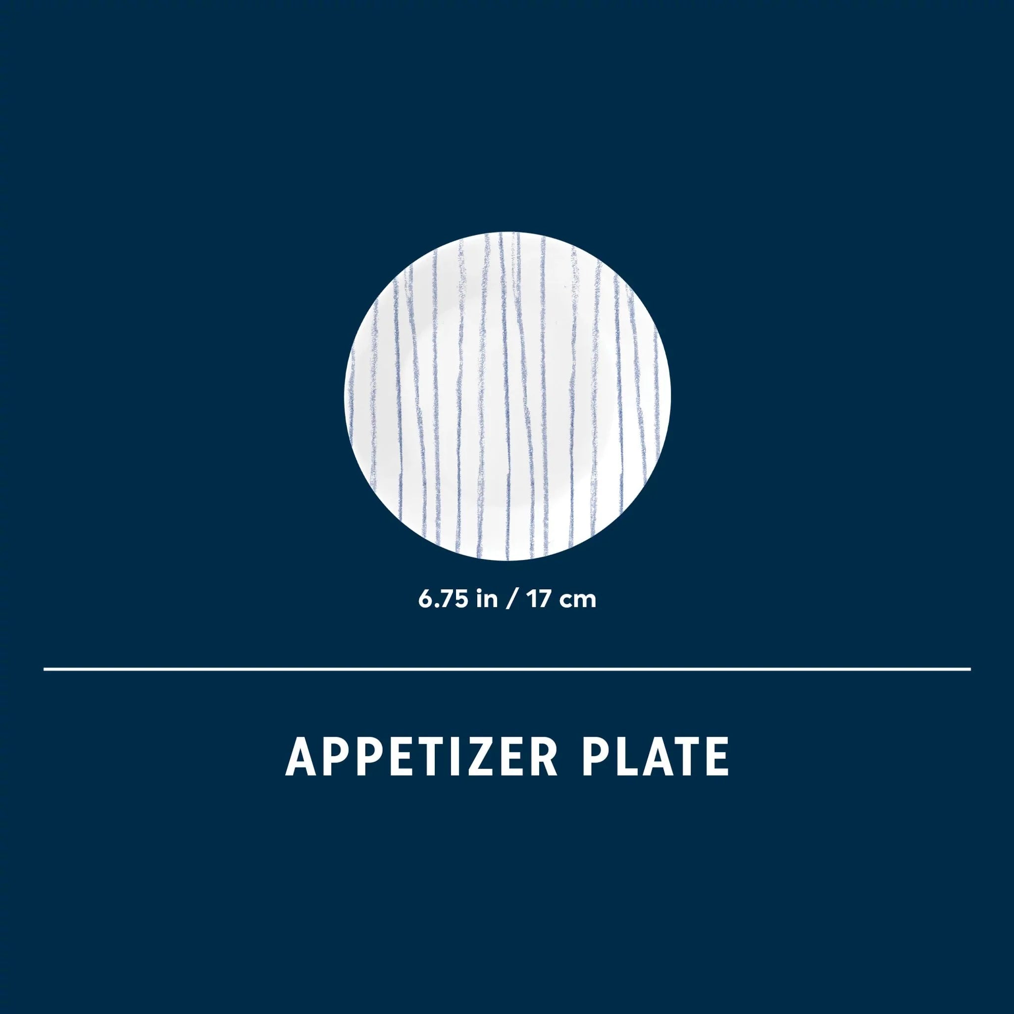Corelle® Botanical Stripes 6.75 Appetizer Plate image 2
