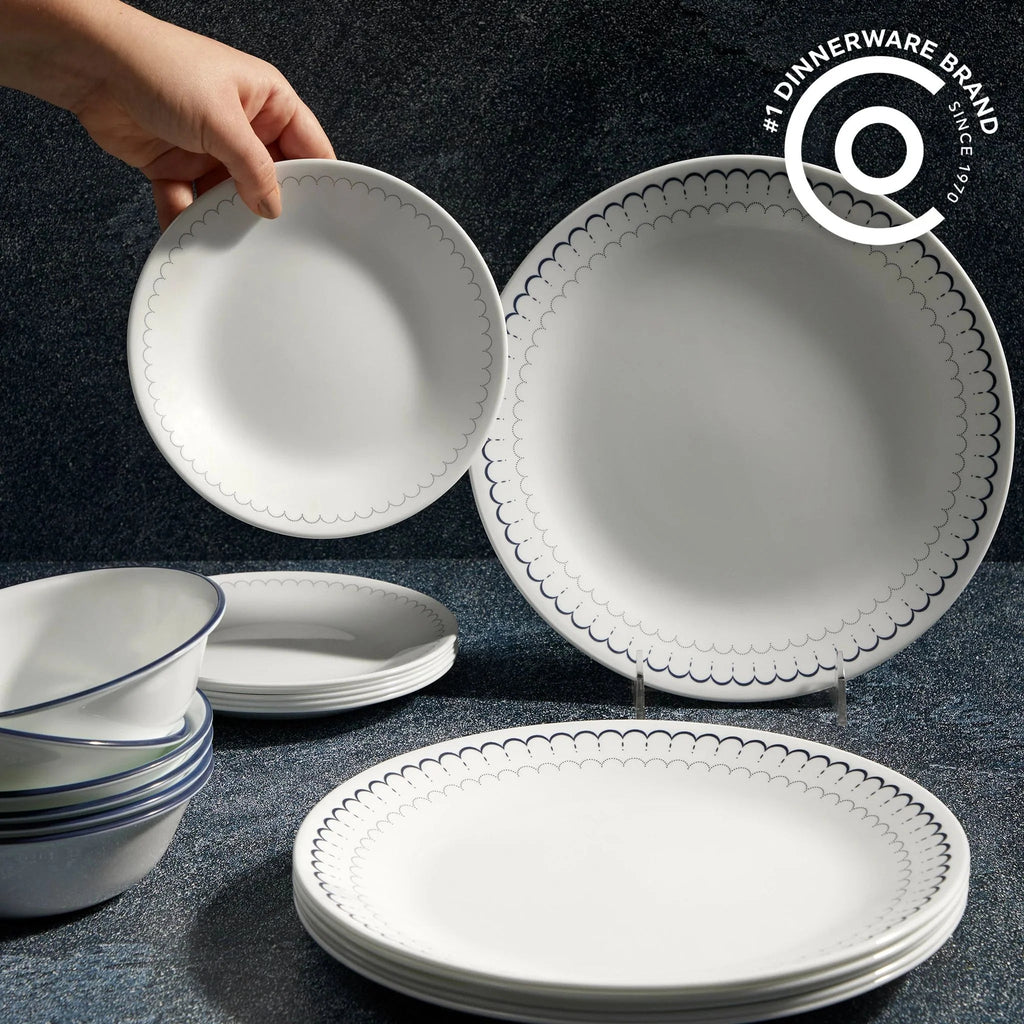 Corelle® Caspian Lace 18-piece Dinnerware Set, Service for 6 image 2