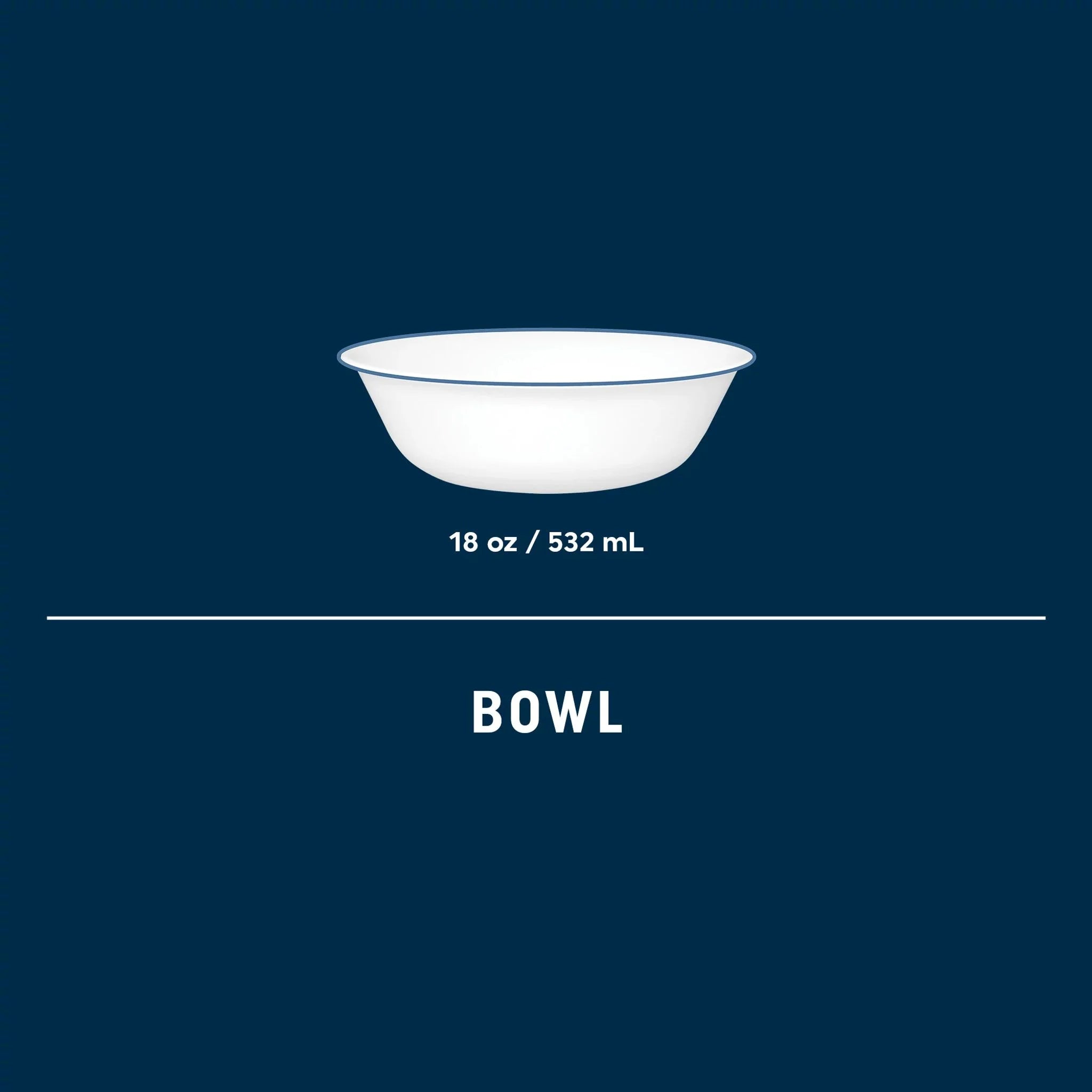 Corelle® Botanical Stripes 18-ounce Cereal Bowl image 1