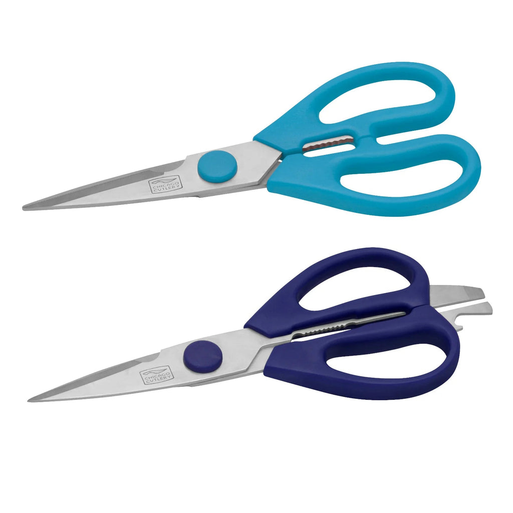 Chicago Cutlery 2-piece Kitchen Shears in Blueberry and Blue Frost image 0