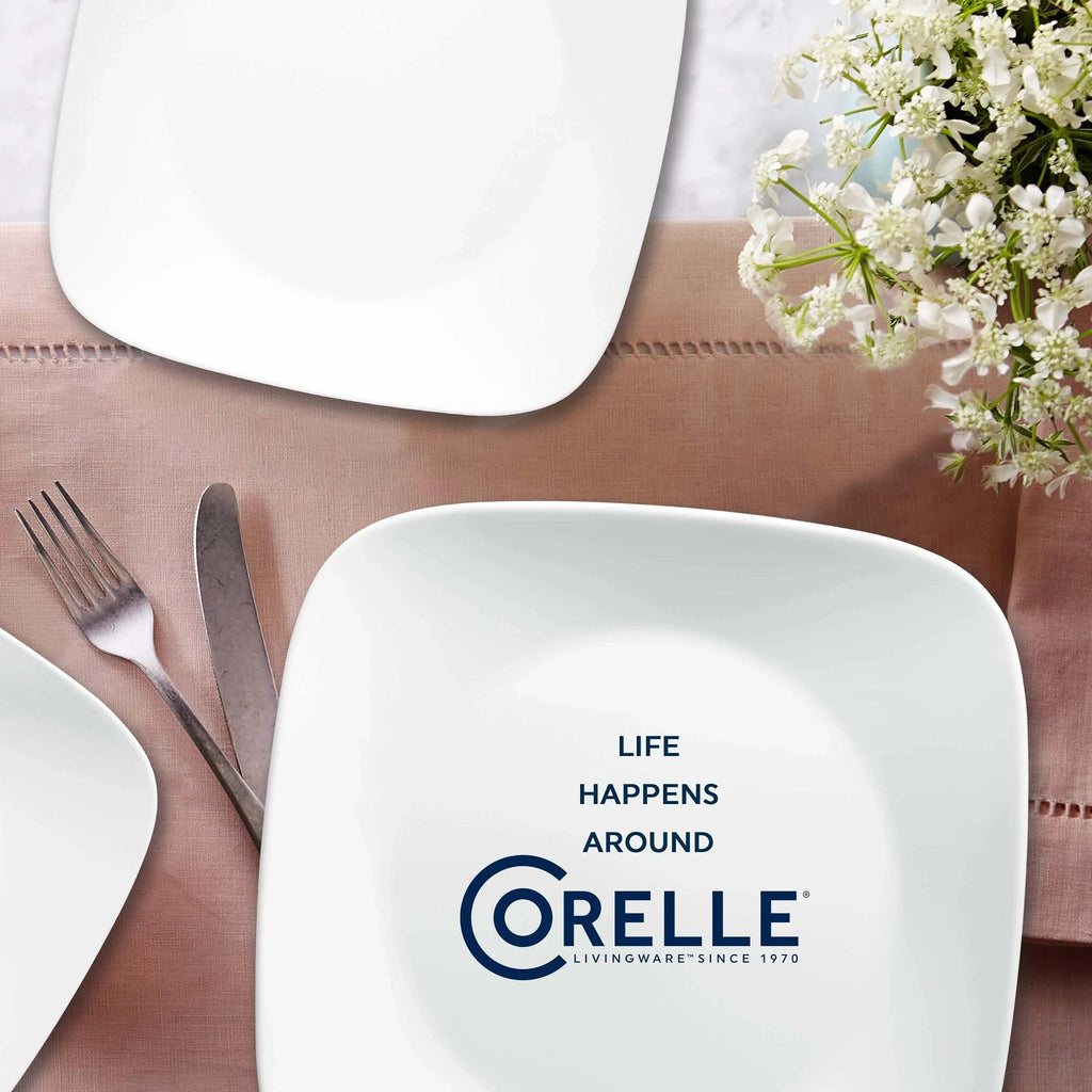 Corelle® Boutique Vivid White 8-piece Dinnerware Set, Service for 4 image 4