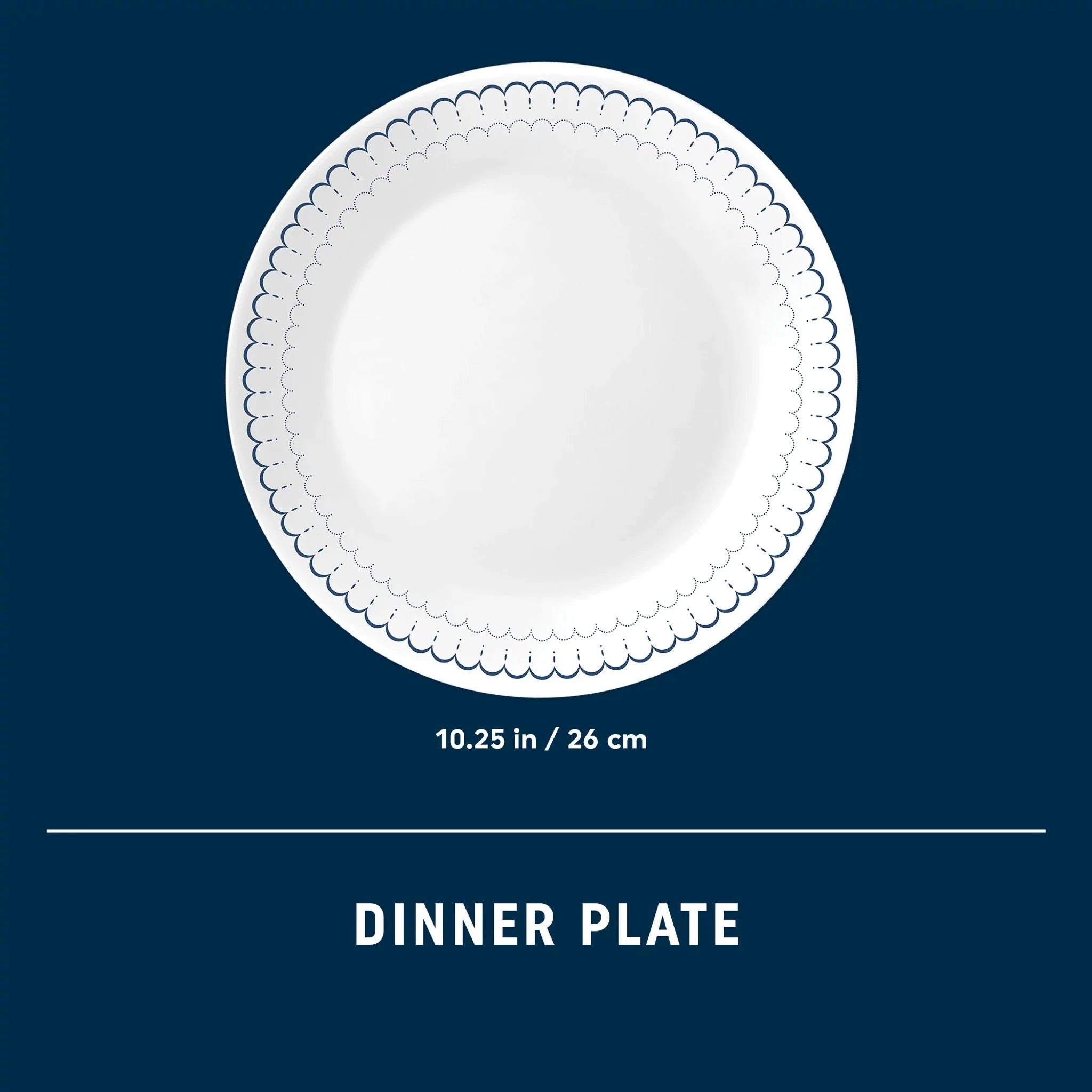 Corelle® Caspian Lace 10.25 Dinner Plate image 2
