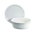 CorningWare® French White® 24-ounce Baking Dish with Lid image 0