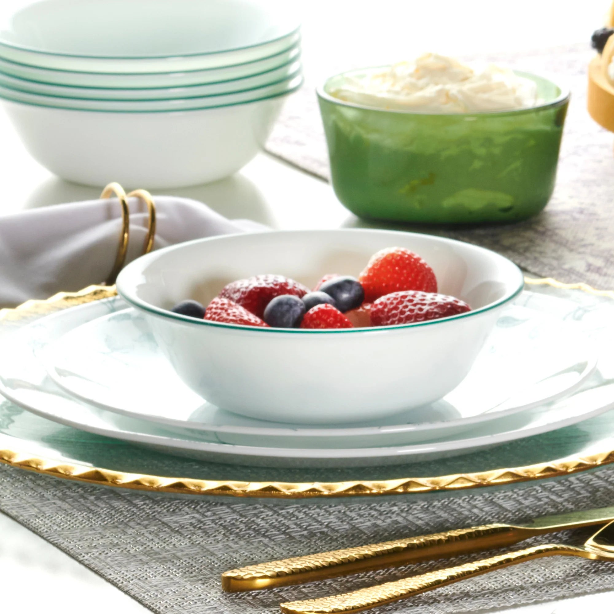 Corelle® Chambord 18-piece Dinnerware Set, Service for 6 image 7