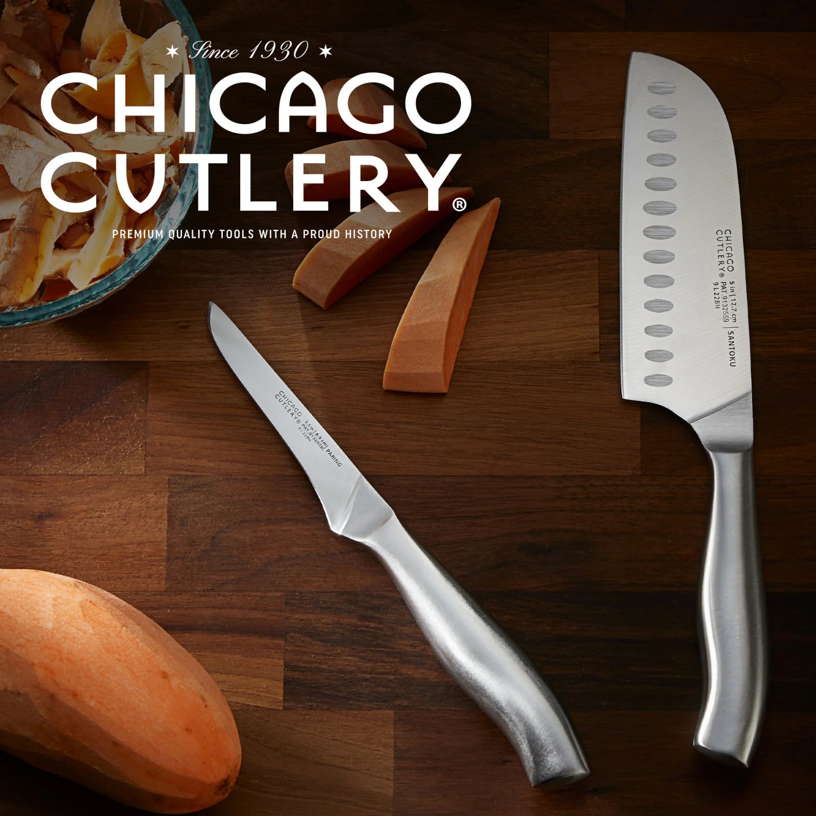 Chicago Cutlery® Insignia Steel™ Guided Grip 2-piece Knife Set image 1