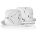 Corelle® Simple Lines 18-piece Dinnerware Set, Service for 6 image 0