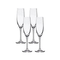 Lucaris Bangkok Bliss Champagne Flute Glasses (4-Pieces), 6-ounce, Dishwasher Safe, Lead-free Crystalline image 0