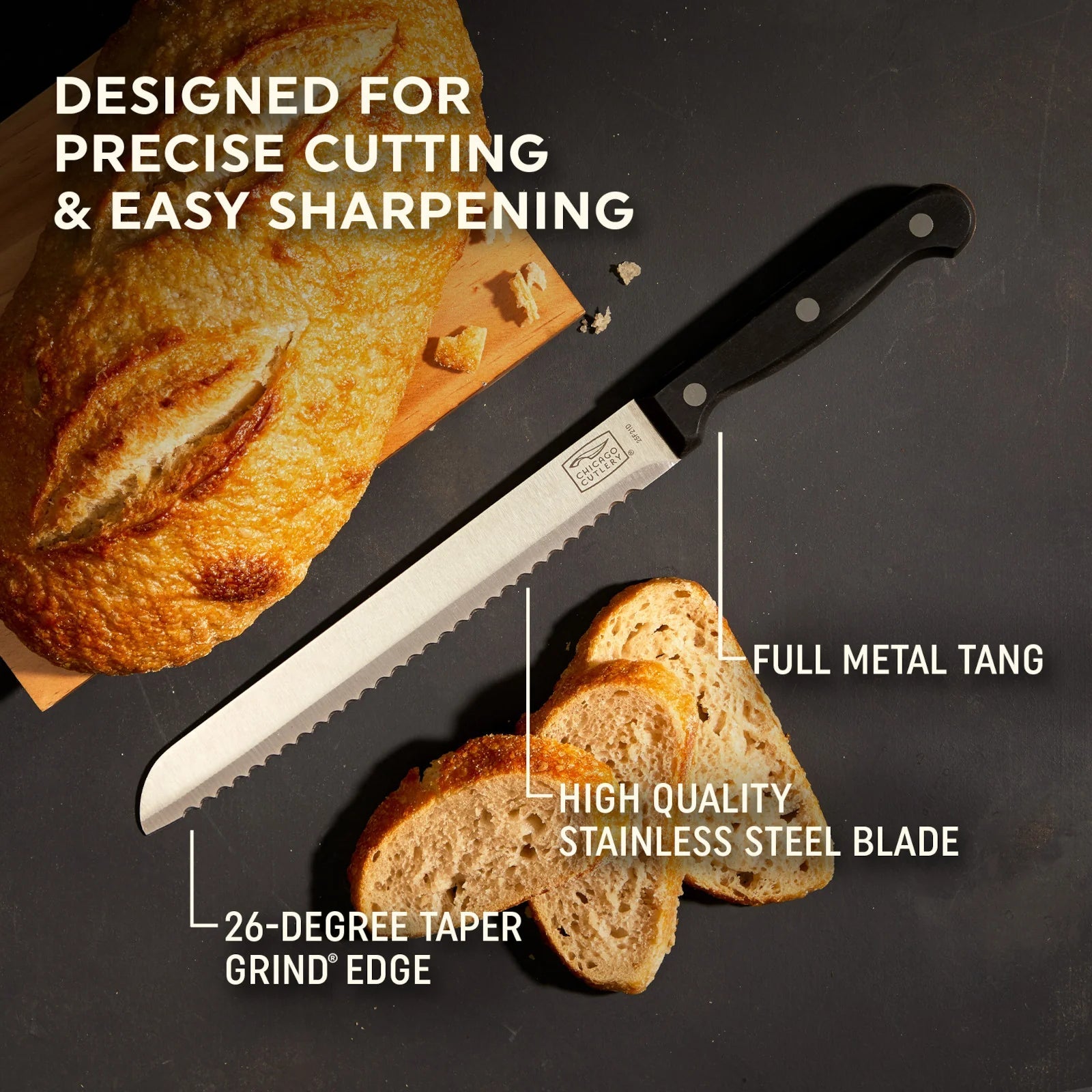 Chicago Cutlery® Essentials 8 Bread Knife image 2