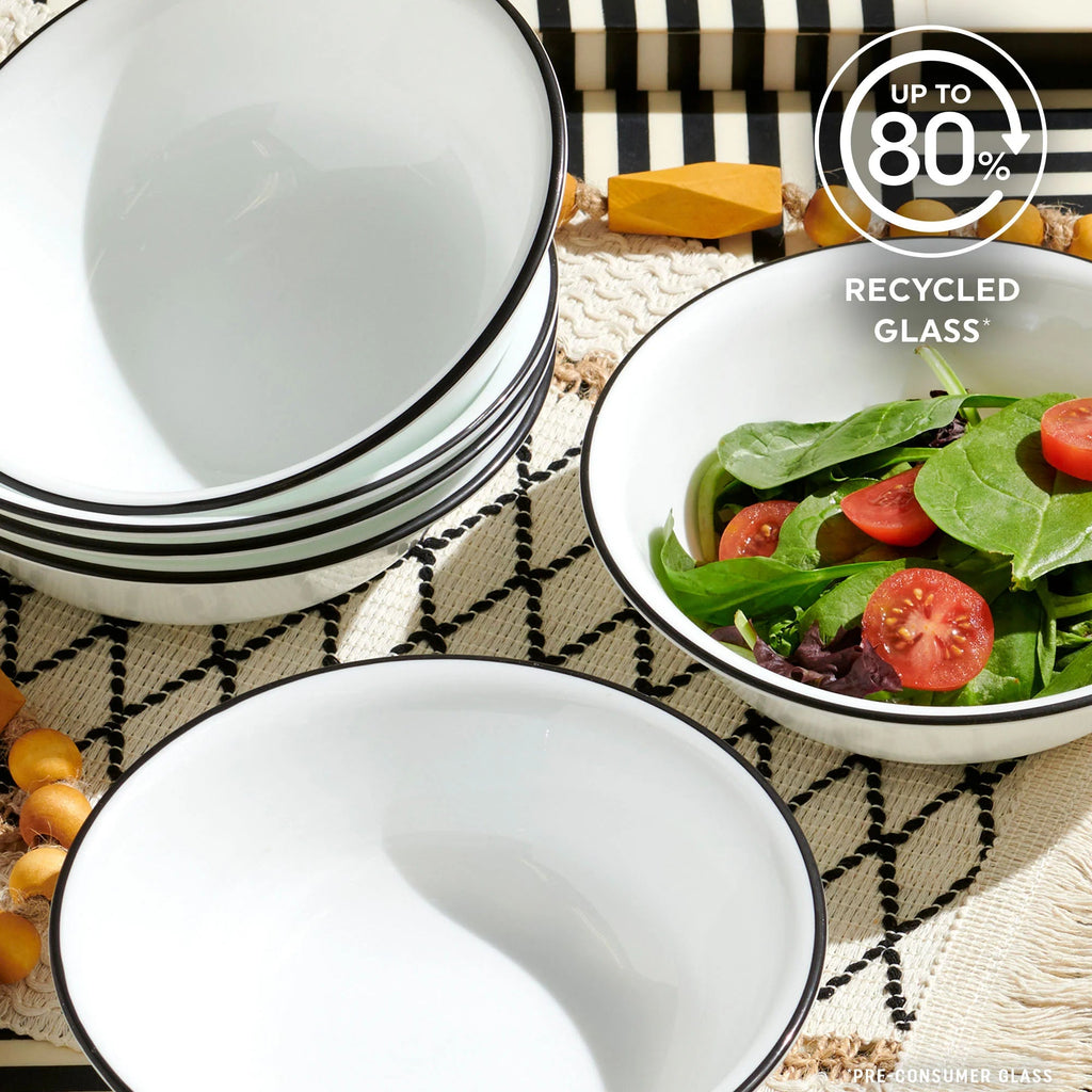 Corelle® Delicate Grid 18-piece Dinnerware Set, Service for 6 image 8
