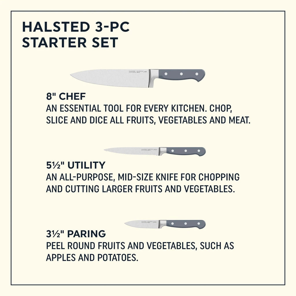 Chicago Cutlery® Halsted 3-piece Knife Set image 1