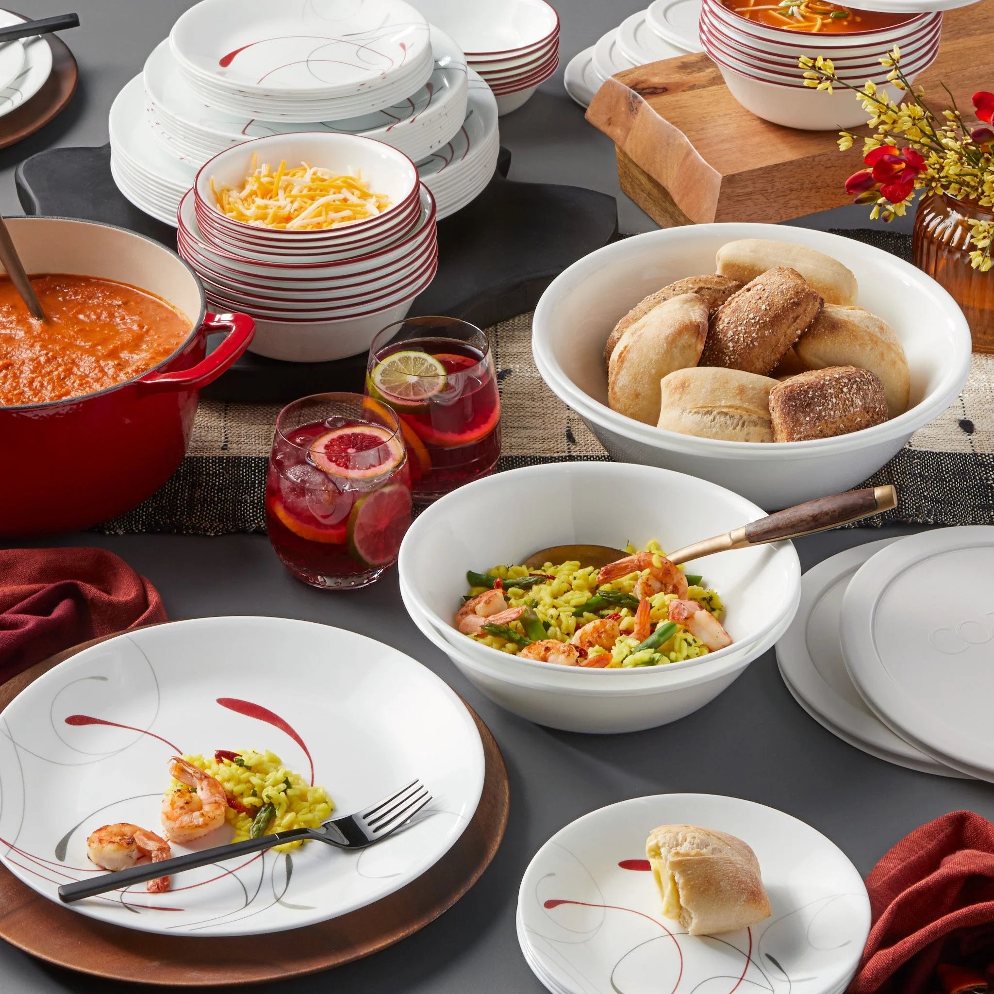 Corelle® Classic Splendor 78-piece Dinnerware Set, Service for 12 image 2