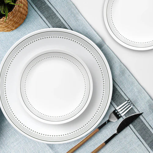 Corelle® Mystic Gray 12-piece Dinnerware Set, Service for 4 image 1