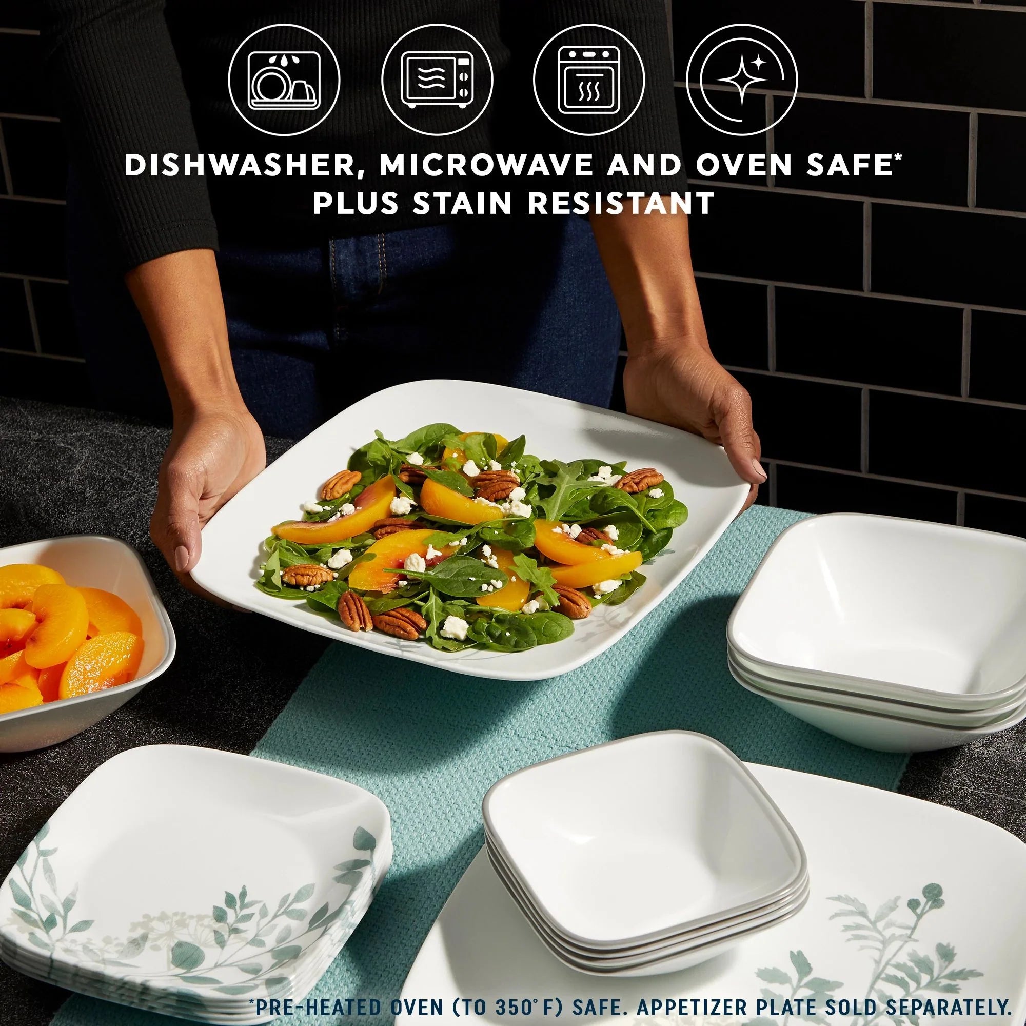 Corelle® Amalie 16-piece Dinnerware Set, Service for 4 image 4