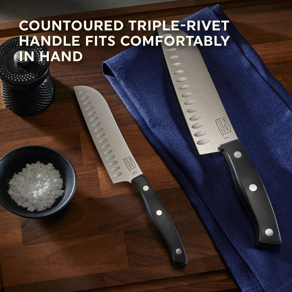 Chicago Cutlery® Ellsworth 2-piece Santoku Knife image 1