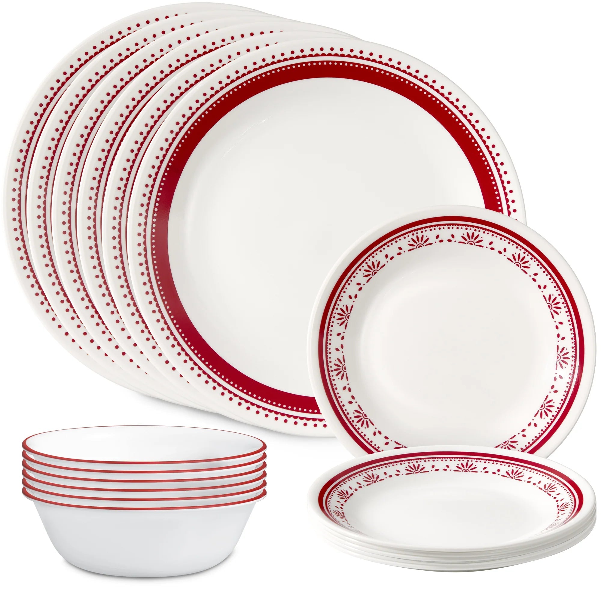 Corelle® Sadie 18-piece Dinnerware Set, Service for 6 image 0