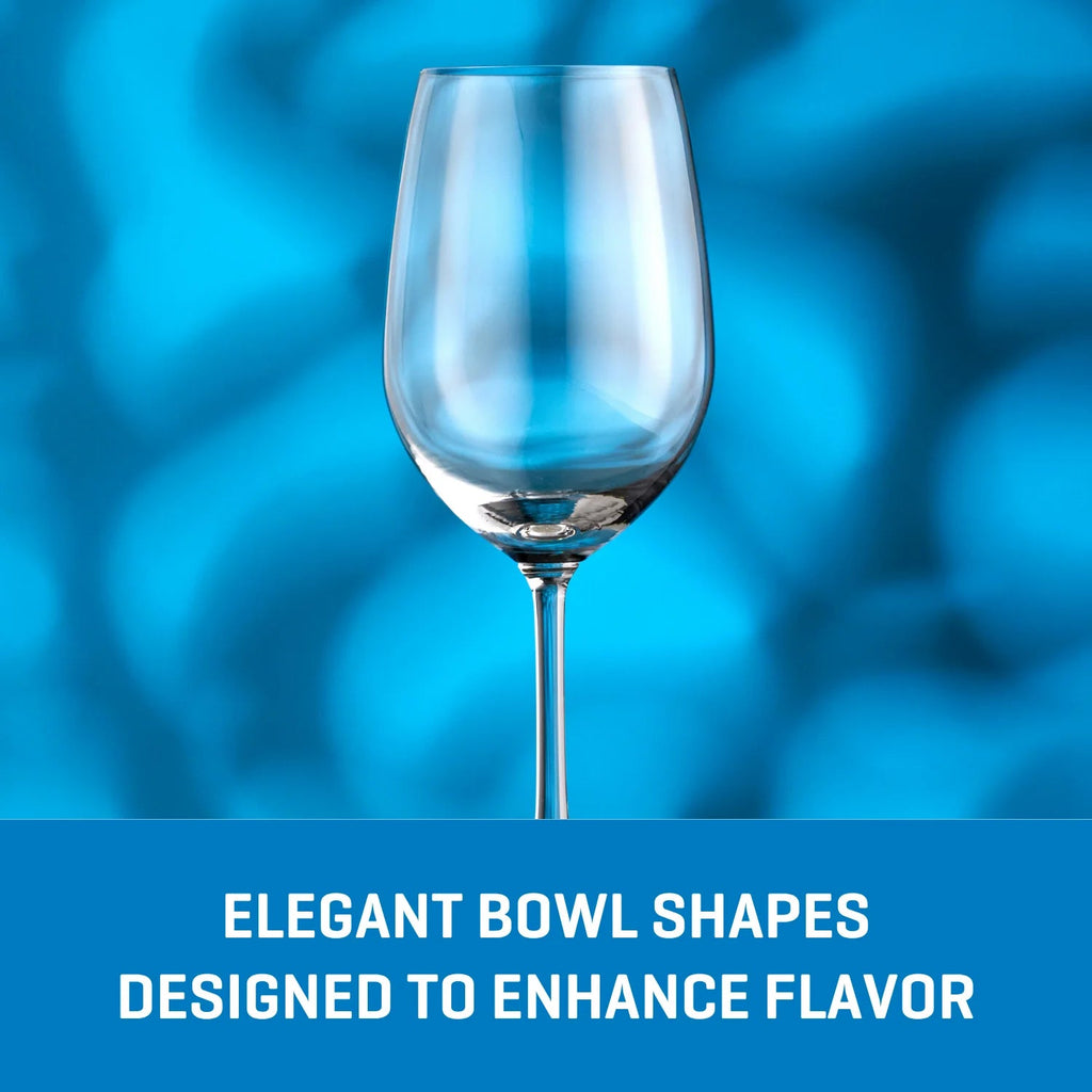 Ocean Glass Matera White Wine Glasses (4-Pieces), 14-ounce, dishwasher safe image 2
