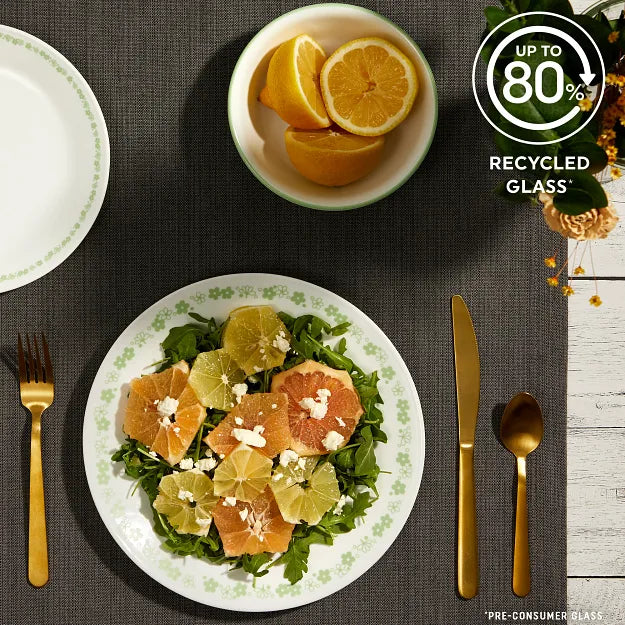 Corelle® Spring Blossom Green 12-piece Dinnerware Set, Service for 4 image 5