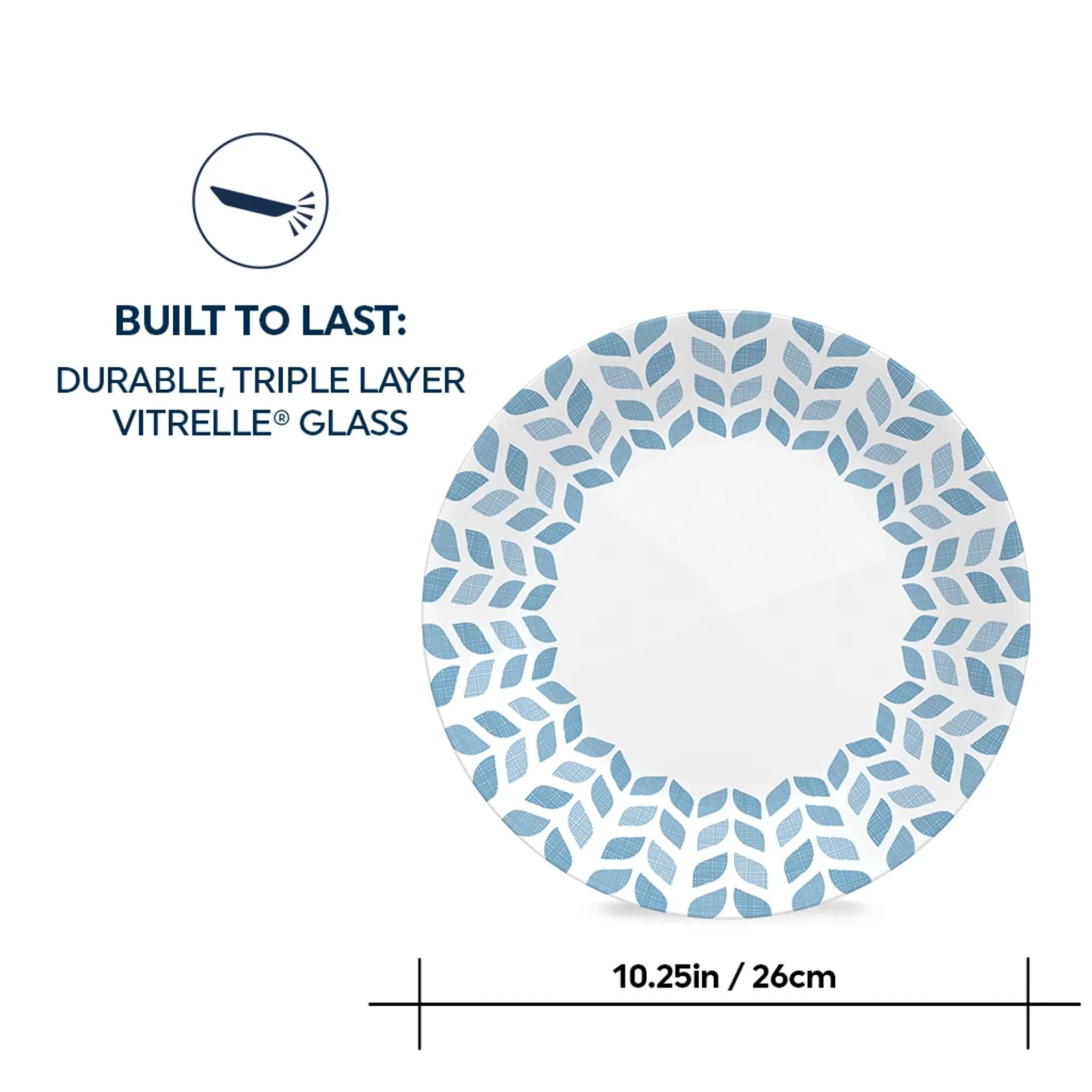 Corelle® Global Collection Northern Pines 10.25 Dinner Plates, 6-pack image 3