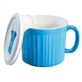 CorningWare® 20-ounce Light Blue Meal Mug™ with Vented Lid image 0