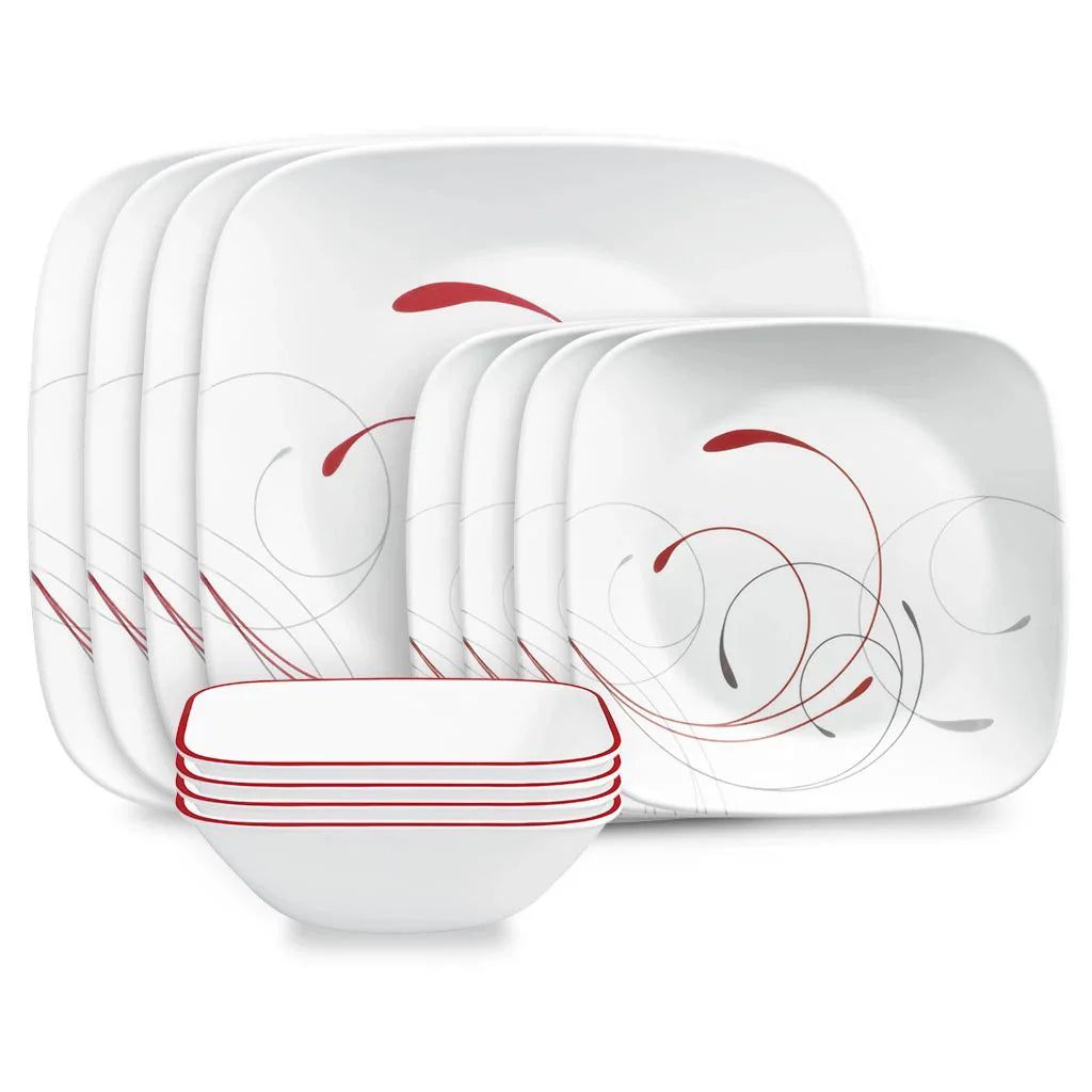 Corelle® Square Splendor 12-piece Dinnerware Set, Service for 4 image 0