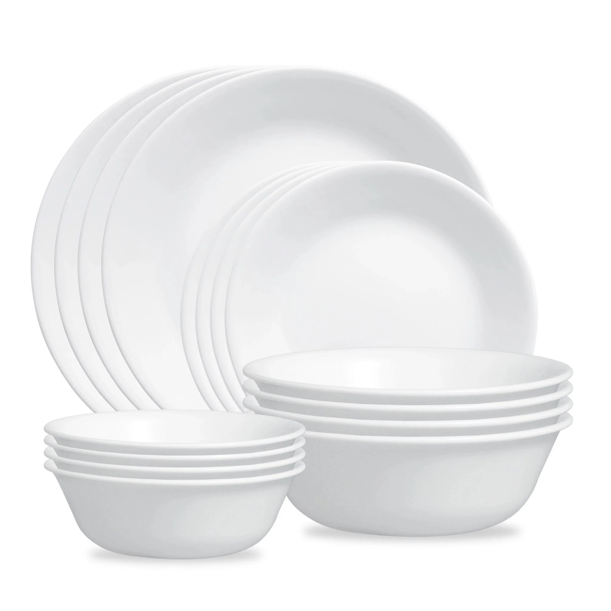 Corelle® Winter Frost White 16-piece Mugless Dinnerware Set, Service for 4 image 0