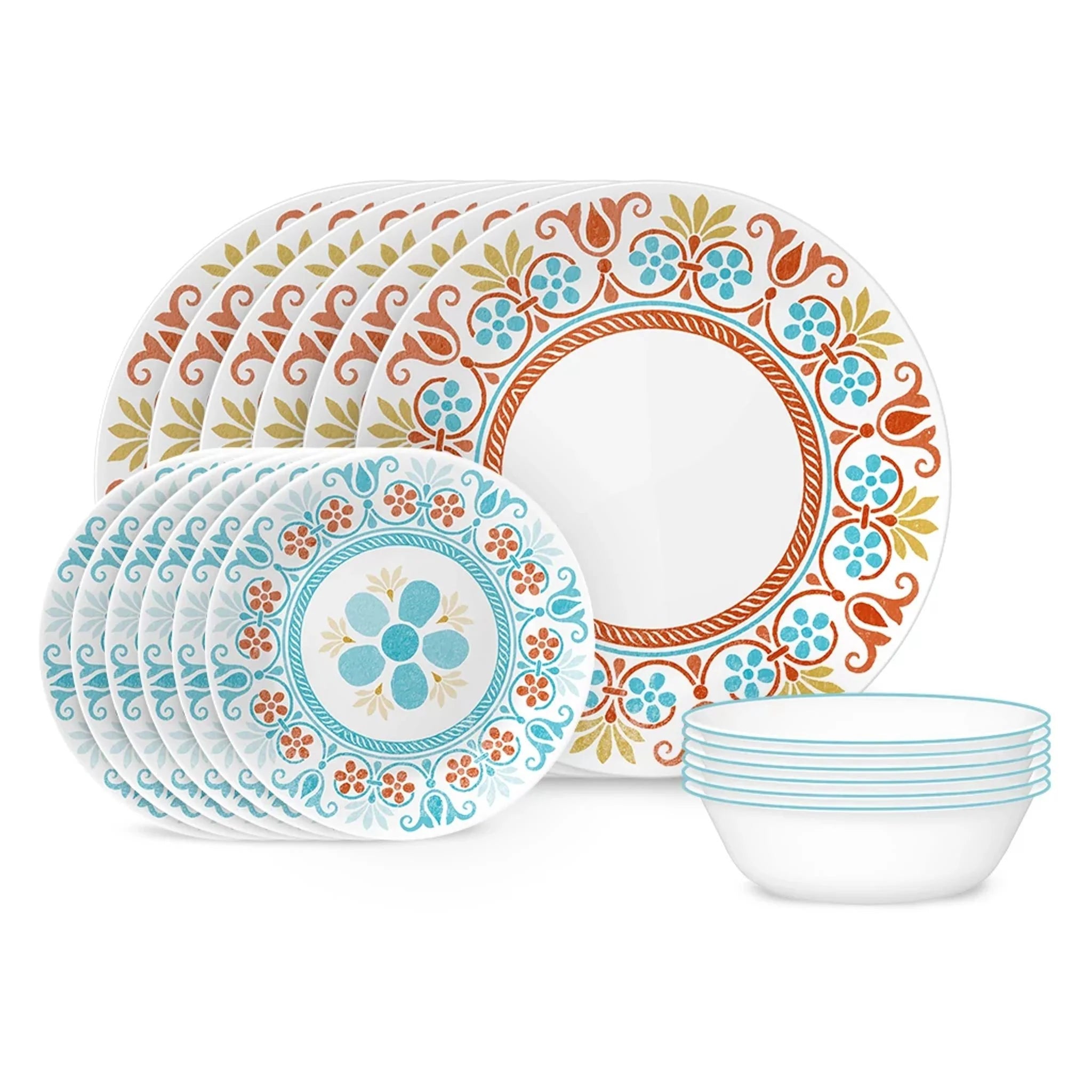 Corelle® Global Collection Terracotta Dreams 18-piece Dinnerware Set, Service for 6 image 0