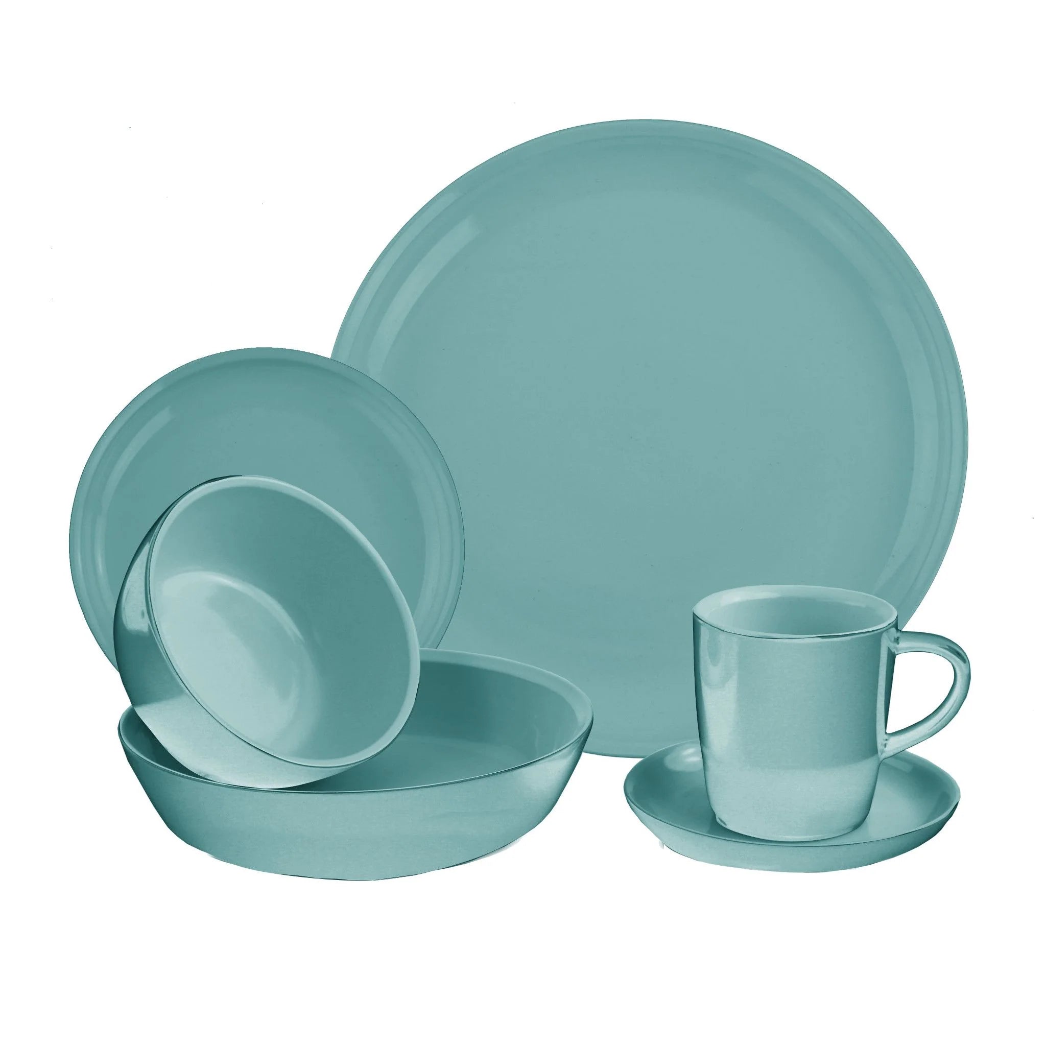 CorningWare® 6-piece Pool Blue Dinnerware Set , Service for 1 image 0
