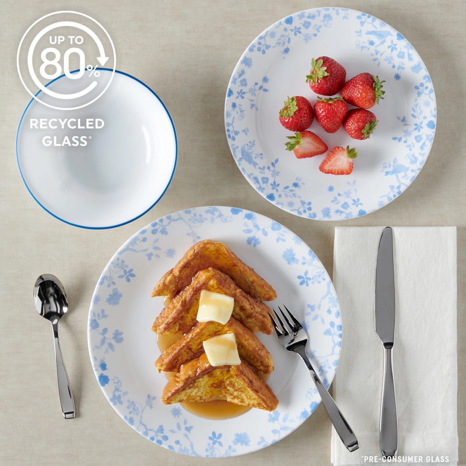 Corelle® Garden Song 12-piece Dinnerware Set, Service for 4 image 1